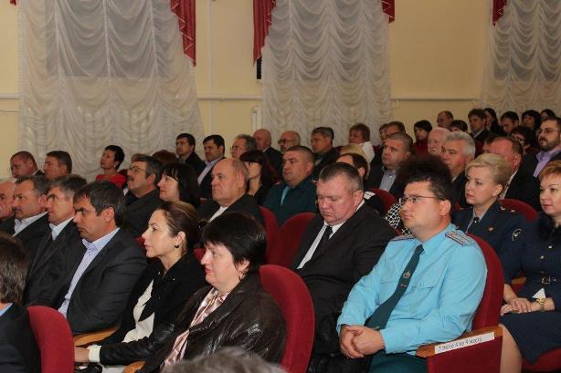 Инаугурация В.Красноруцкого на должность главы Тбилисского района